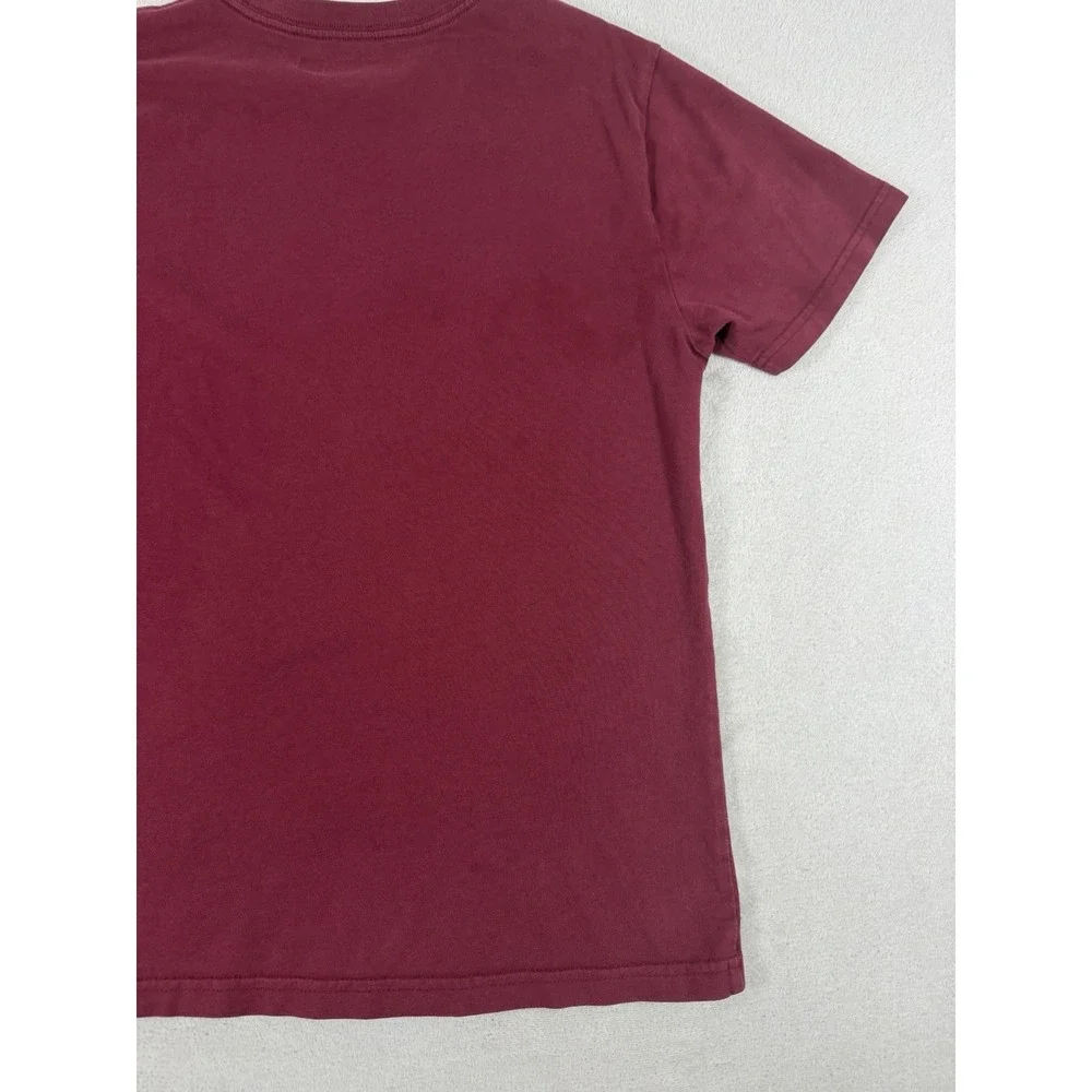 Polo Ralph Lauren Kids Burgundy Jersey Crewneck T-Shirt With Logo Size L/G